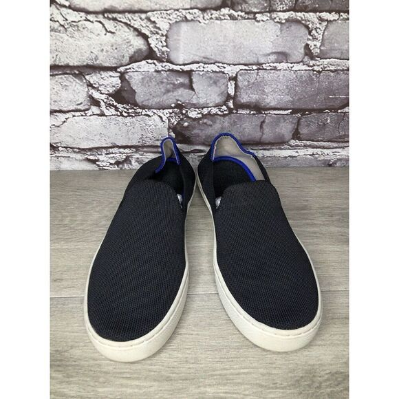 Rothy’s Black Knit Fabric The Original Slip On Sneaker Shoes Women 6M US/36.5EU - Picture 10 of 16